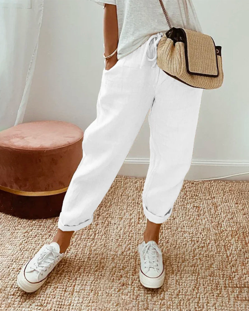 Casual and Elegant Anti-Sweat Linen Pants