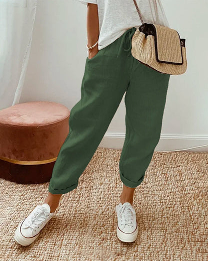 Casual and Elegant Anti-Sweat Linen Pants