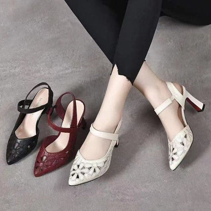 Soft Leather High Heels