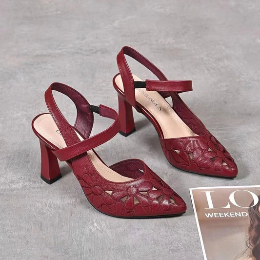 Soft Leather High Heels